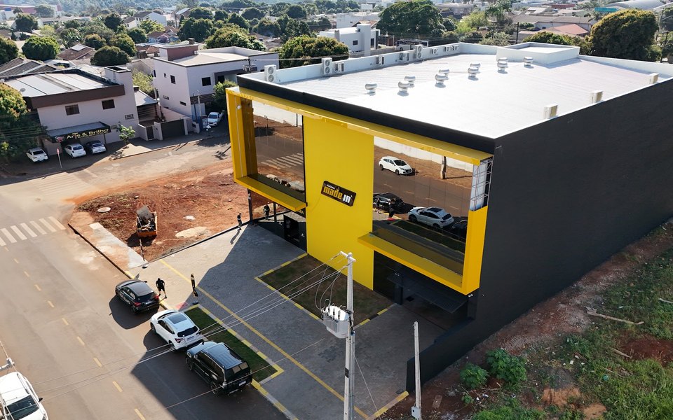 Obra comercial Academia Made In em Foz do Iguaçu
