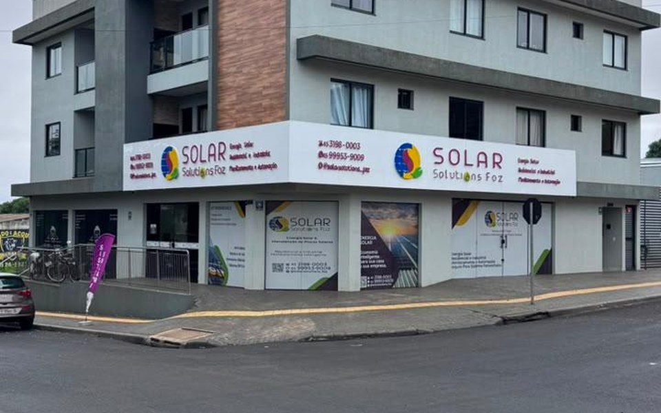 Sede da Solar Solutions Foz na Av. Mario Filho, 2414 - Morumbi